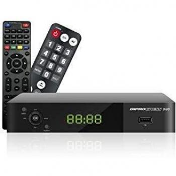 Decodificador DVB-T2 HEVC 10 Bit H265 con Doble Telecomando 2 en 1 DPT207HD