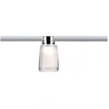 Foco LED de Techo Paulmann Safira 5,2W Dimmable Luz Cálida 2700K para Sistema URail, Acabado Cromado y Acrílico