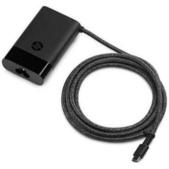 HP 7EZ26AA - Adaptador de Viaje USB-C de Perfil Delgado, 65 W