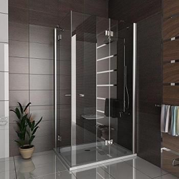 Diseño Esquina. Ducha cabina Incluye cristal vele delung Mampara 120 x 90 x 195 ducha cuarto de baño