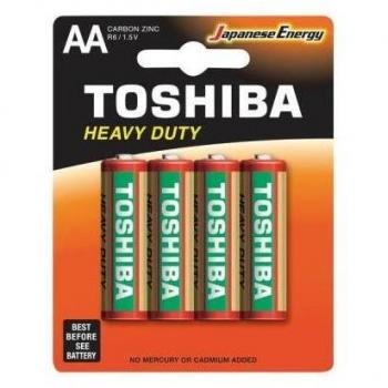 Pack de 40 Pilas AA R06 1.5V Alta Potencia Toshiba (10 x 4)