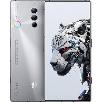 Smartphone Nubia Redmagic 8S Pro NX729JS, 6.8 pantalla, Qualcomm Snapdragon 8 Gen 2, 12 GB RAM, 256 GB almacenamiento, color Platino
