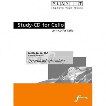 Study-CD for Cello - Sonate 4,Op.38,1,E-Moll