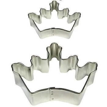 PME Cortadores para Pasteles y Galletas en Forma de Corona, Tamaños Grande y Pequeño, Juego de 2