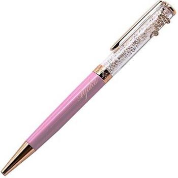 Bolígrafo Crystalline Shimmer Love Rosa 14,3 cm