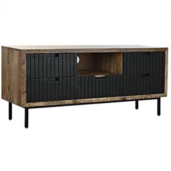 Mueble de TV DKD Home Decor Metal Madera de mango (125 x 40 x 55 cm)