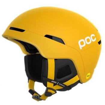 Casco POC Obex MIPS amarillo sol - XS-S, Casco de esquí unisex, Sulfito Amarillo Mate, talla XS-S (51-54 cm)