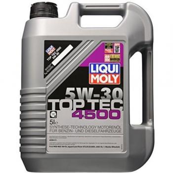 Liqui Moly 2318 - Aceite de motor, Top Tec, 4500, 5W-30, Booklet, 5 l