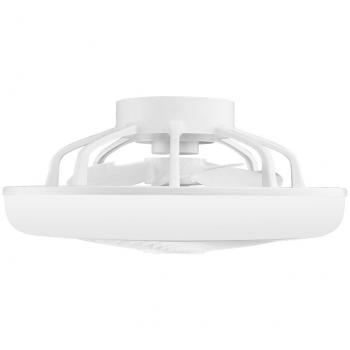 Ventilador de Techo Orbegozo CP 12435, Diámetro Aspas 33 cm, Motor DC Bajo Consumo 20W, 6 Velocidades, Luz Ajustable, Color Blanco