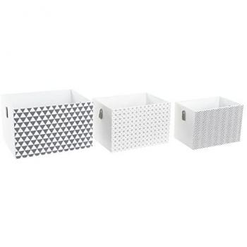 Juego de Cajas Decorativas DKD Home Decor (37 x 28 x 23 cm)