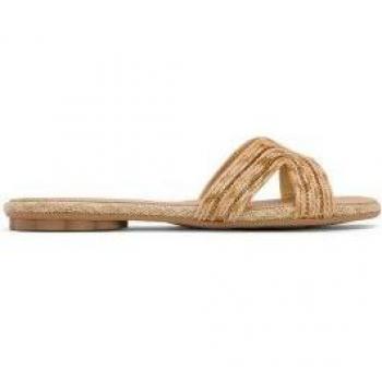 Sandalias planas de mujer PORRONET ALMA color marrón