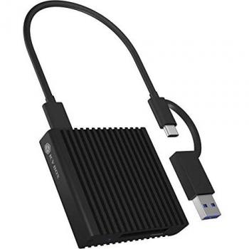 ICY BOX IB-CR404-C31 Lector de Tarjetas Negro, CFexpress Tipo B, USB 3.2 Gen 2