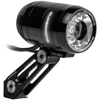 Supernova Super Nova E3 Pro 2 Luz Frontal, Unisex Adulto, Negro, Dynamo