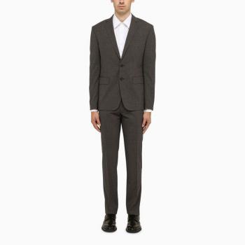 Dsquared2 Men's Single-Breasted Wool Suit in Grey | Size 48 | S74FT0458S40320