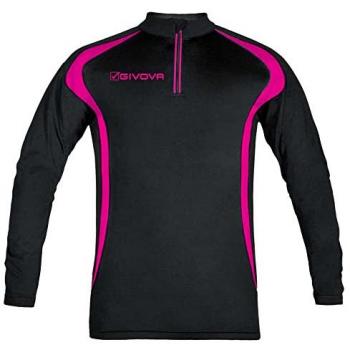 Camiseta de running Givova 1/2 cremallera para hombre, manga larga, multicolor, modelo LR05-1006