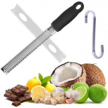 Rayadores – kamhairaiog mejor rallador de queso y limón duro para quesos, El Ajo, las cebollas, cítricos, frutas, limones, canela, nuez moscada, Coco, Chocolate, Ginger, verduras y libre S gancho