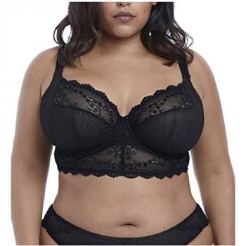 Elomi Charley Black Underwire Longline Bralette 36H