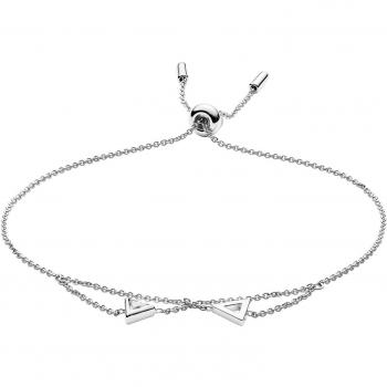 Pulsera de Mujer Fossil JFS00446040 en Plata Esterlina 925 con Circonitas