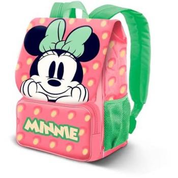 Mochila Expandible Fresh Minnie Mouse Disney 45cm - Amplio Bolsillo Frontal, Rosa, Capacidad 28 L
