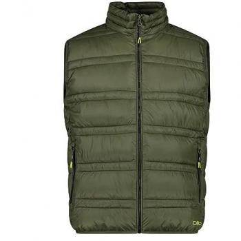 CMP Men's Green Regular Fit Vest with Hood 33K2007