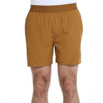 Short Bullpadel Masim Ocre - Ropa de pádel para hombre, pantalones cortos, color ocre