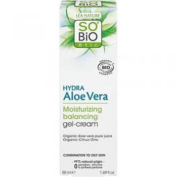So'Bio Étic Crème Matifiante au Pur Jus d'Aloe Vera Bio Tube de 50 ml