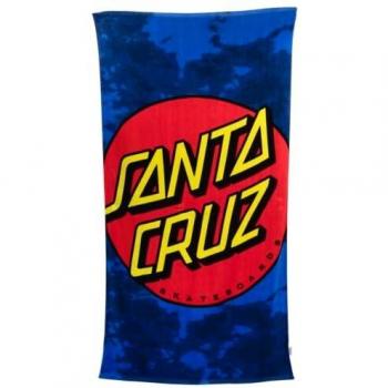 Santa Cruz Crop Dot Beach Towel Royal Cloud Dye