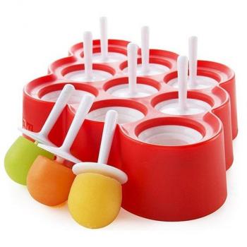 FPBS 9 minimoldes de silicona para helado, moldes de polos, polo sin bisfenol A/Helado en palito/Conjunto de herramientas para fabricar polos, maravillosas herramientas para fiestas
