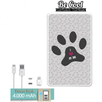 Becool® - Batería Externa Power Bank 4000 mah + Gratis 1 cable USB-MicroUsb