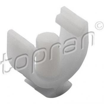 Clip de sujeción TOPRAN 117 800 - Clip de plástico, color negro, diseñado para asegurar componentes en vehículos, alta resistencia y durabilidad, compatible con múltiples modelos de automóviles