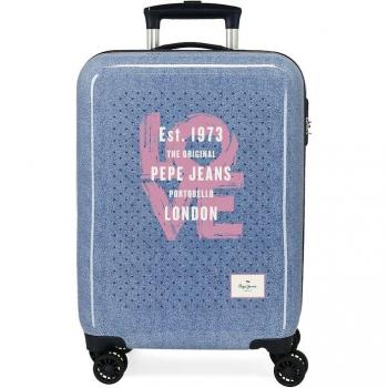 Maleta de cabina rígida Pepe Jeans Noni Denim 55 cm 34L Multicolor