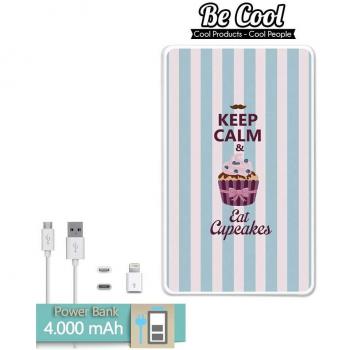 Becool® - Batería Externa Power Bank 4000 mah + Gratis 1 cable USB-MicroUsb
