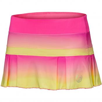 Liza Tech Skort - pink/yellow/metalic, GRÖßE