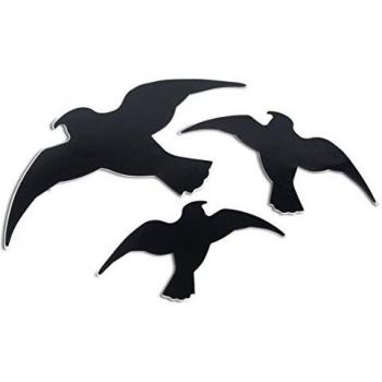 Adhesivos Anticolisión para Ventanas Windhager, 3 Unidades con Siluetas de Aves