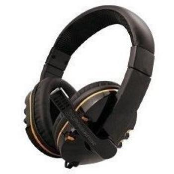 Phoenix Technologies Hydra - Auriculares de diadema cerrados con micrófono, color negro
