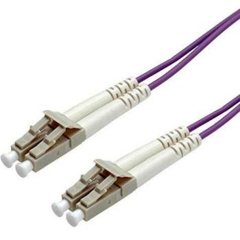Roline Cable de fibra óptica OM4 LC/LC Duplex 50/125µm, longitud 5m, color violeta
