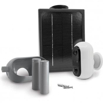 Avidsen Cámara Exterior WiFi Solar - IP de exterior, batería autónoma, conexión WiFi, alimentada por energía solar, modelo 127070