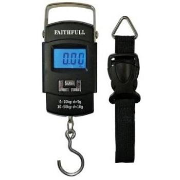 Balanza Electrónica Portátil Faithfull 0-50kg