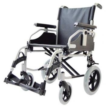 Silla de Ruedas Prim Farma Linus Rueda Pequeña 500 46 R/P Azul con Respaldo Cómodo