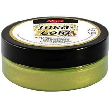 Viva Decor - Pintura de secado con brillo metálico, 62.5 g, color amarillo verdoso