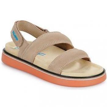 Sandalias para Mujer Camel con Plantilla de Cuero y Interior de Cuero
