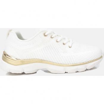 Xti - Zapatilla Deportiva Cierre de Cordón para Mujer, Color Blanco