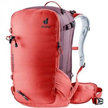 Mochila de esquí Deuter Freerider 28 SL para mujer - color currant/marrón