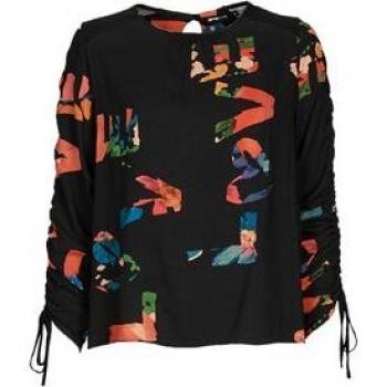 Desigual GRAPHIC LOVE Women's Blouse in Black - Viscose, Size S