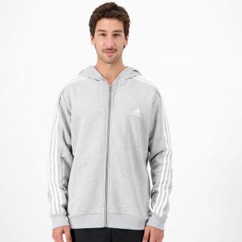 Sudadera adidas 3S Fleece Gris/Blanco