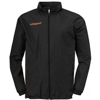 Uhlsport Score Rain Chubasquero, Hombre, Negro/Naranja flúor, XXXL