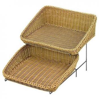 Saleen 09903360080 alambre soporte Buffet cuadrado 39 x 60 x 24,5 cm 2-compartimento