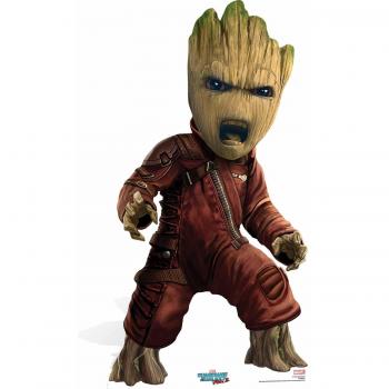 Guardians of the Galaxy Marvel Silueta de cartón de Groot bebé, multicolor