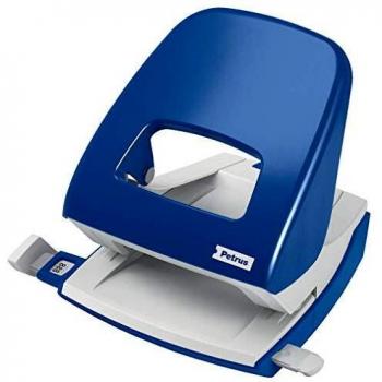Petrus 623354 - Taladro de oficina 2 agujeros modelo 62 color azul