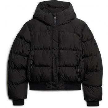 Superdry Women's Hooded Sports Puffer Bomber Jacket